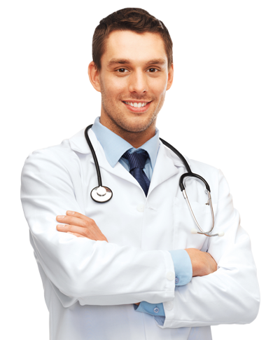Smiling, Handsome Doctor Free Png PNG Images