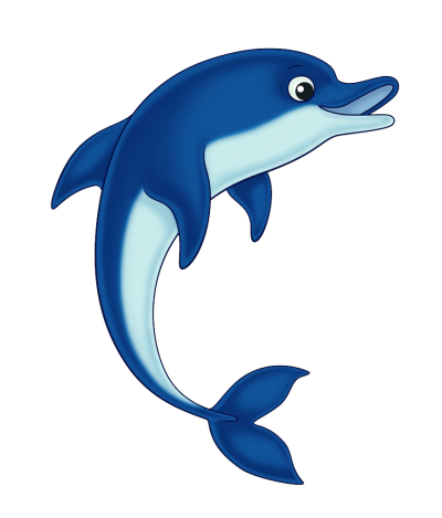 Beautiful Cartoon Character Dolphin Images Png Download PNG Images