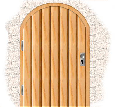Closed Beautiful Old Door Png PNG Images