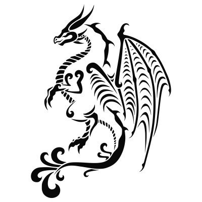 Dragon Tattoos Transparent Clipart PNG Images