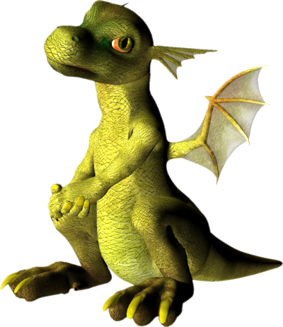 Cute Dragon Background PNG Images