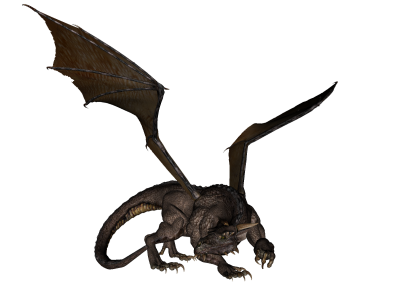 Realistic Dragon Vector PNG Images