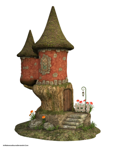 Cute Fairy House Picture PNG Images