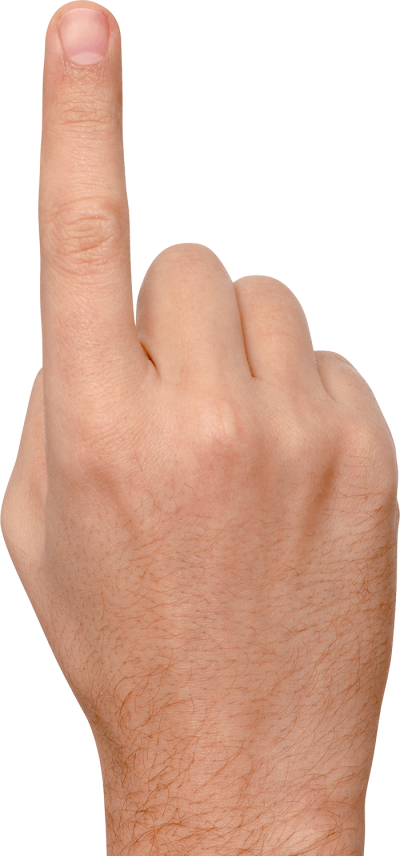 Large Pointing Finger Transparent Png PNG Images