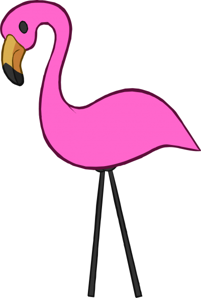 Hand Drawing Pink Flamingo Hd Png PNG Images