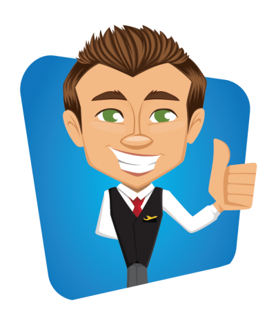 Male Flight Attendant Clipart Image PNG Images