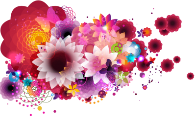 Colorful Hand Drawn Floral Hd Png PNG Images