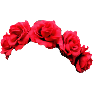 Beautiful Red Rose Flower Crown Png Images PNG Images
