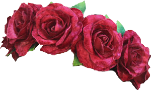 Red Rose Flower Crown Hd Png PNG Images