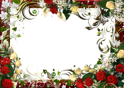 Transparent Flowers Png Frame Gallery Yopriceville PNG Images