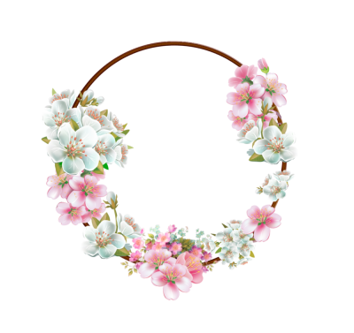 Download Flower Frame Png White Pic To Use For Designing PNG Images