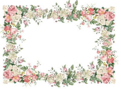 Flower Frame Page Borders Pictures PNG Images