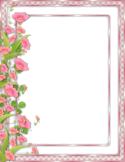 Flowers Borders Png Transparent Pic PNG Images