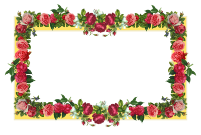 Rose Flower Borders Png Clipart PNG Images