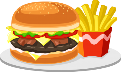 Hamburger, Potato, Chips, Food Free Download PNG Images