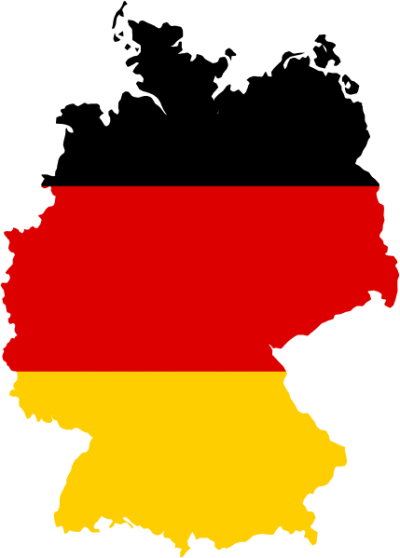 Germany Flag Map PNG Images