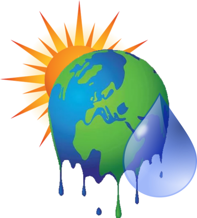 Sun, World, Waterdrop, Climate Change Png PNG Images