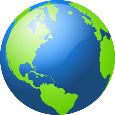 Blue And Green Globe Image Png Free PNG Images