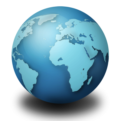 High Quality Blue Globe Free Icons Png PNG Images