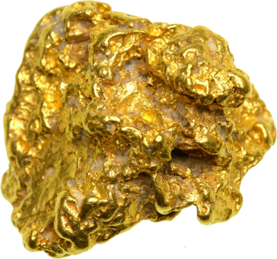 Real Gold Covering Nugget Transparent Free PNG Images
