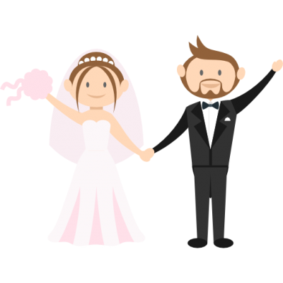 Romantic, People, Wedding Couple, Bride Icon Png Pic PNG Images
