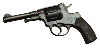 Black And Gray Antique Revolver Gun Free Download PNG Images