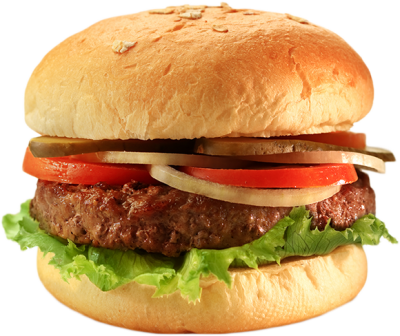 Meaty Delicious Hamburger Clipart Png Images PNG Images