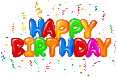 Bold Happy Birthday HD Background Cartoon Lettering, Decoration, Caring, Cake, Gift PNG Images