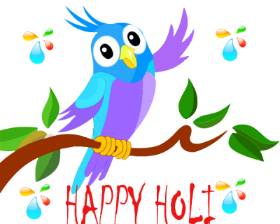 Happy Holi Animated Greeting Cards Png PNG Images