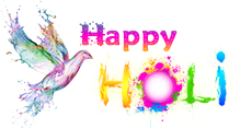 Messages For Brids Happy Holi Text Png PNG Images
