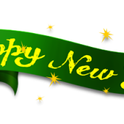 Green Happy New Year Png Transparent PNG Images