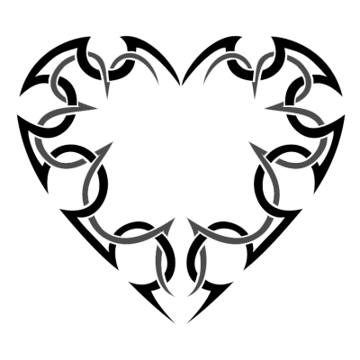 Picture Heart Tattoos PNG Images