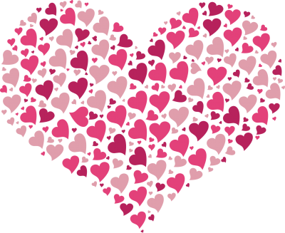 Heart Pattern Free Cut Out PNG Images
