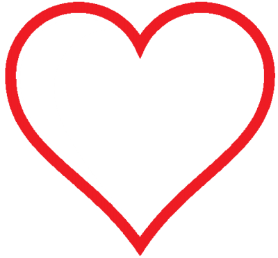 Picture Heart Outline PNG PNG Images