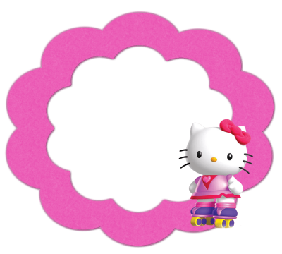 Round Quality Hello Kitty Frame Free Download PNG Images