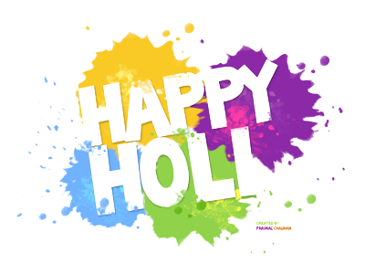 Happy Holi Text Png Transparent Photo PNG Images
