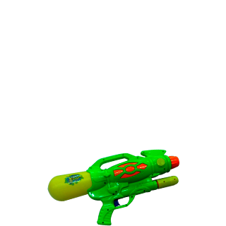 Green Royal Holi Color Water Gun Png PNG Images