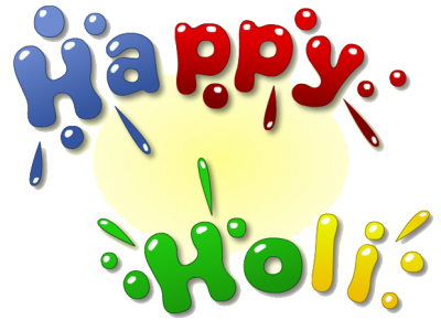 Simple Happy Holi Text Png Transparent Image PNG Images