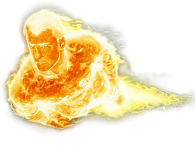 Human Torch Vectory Png PNG Images