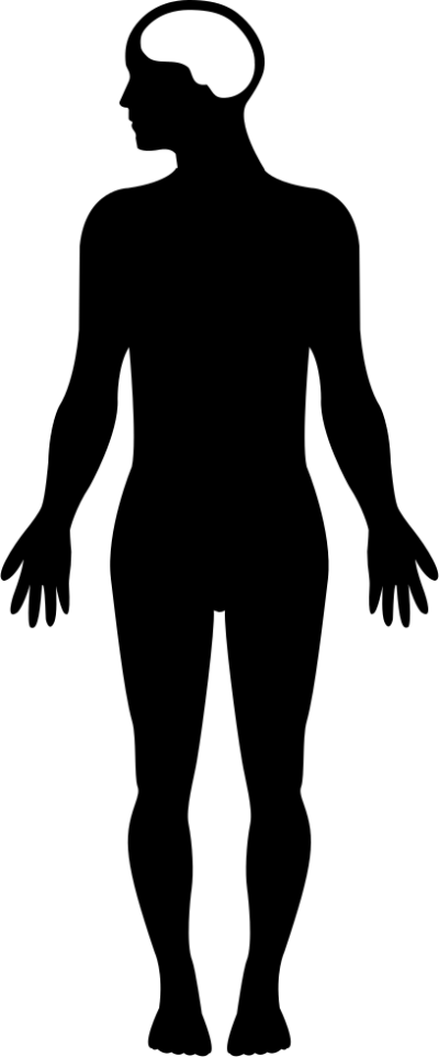 Black Sideview Silhouette Male Human Transparent Body PNG Images