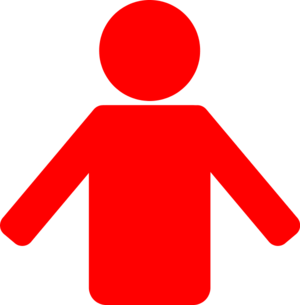 Red User Human Png Profile With Body Clipart PNG Images