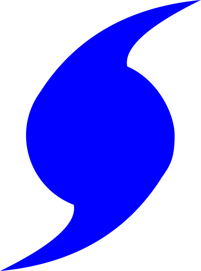 Clipart Blue Hurricane Symbol Pictures PNG Images