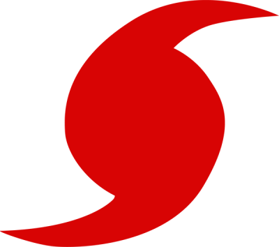 Red Weather Symbol For Hurricane Clipart PNG Images