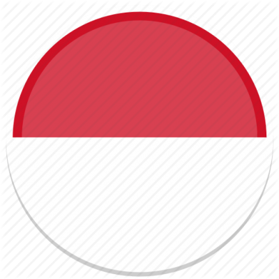 Circle Flag Flags indonesia Round icon PNG Images