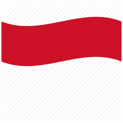 indonesia Flag Sacred Waving Flag White PNG Images