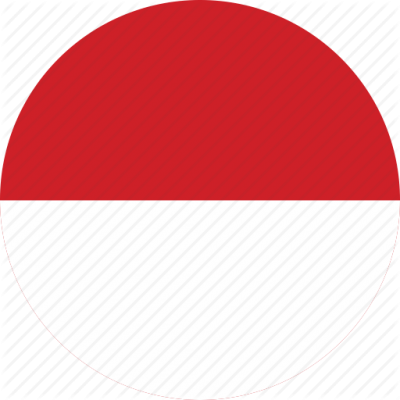 Circle Circular Country indonesia Flags PNG Images
