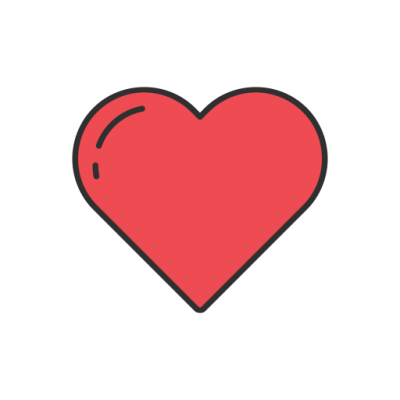 Free Instagram Heart Cut Out PNG Images