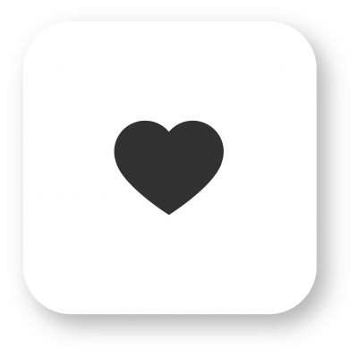 Instagram Heart, White, Square Transparent Background PNG Images