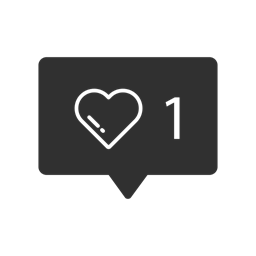 One Like icon, Instagram Heart Picture PNG Images