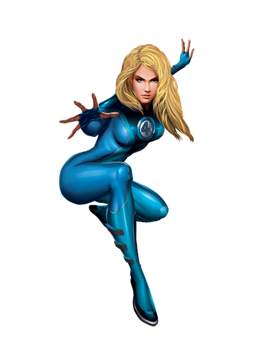 Comic Cartoons invisible Woman Png PNG Images